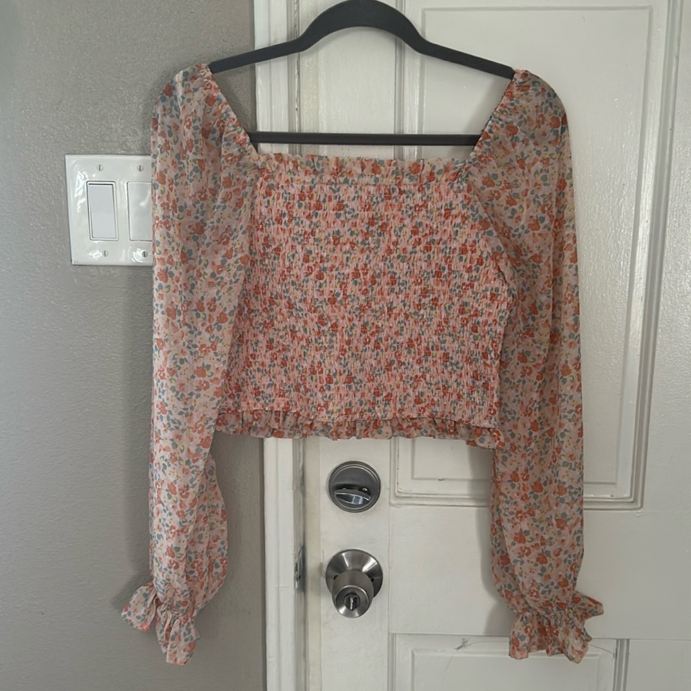 Light pink blouse